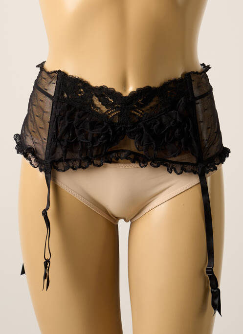 Guêpière/Porte-jarretelle noir ANDRES SARDA pour femme