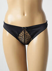 Tanga noir MAISON CLOSE pour femme seconde vue