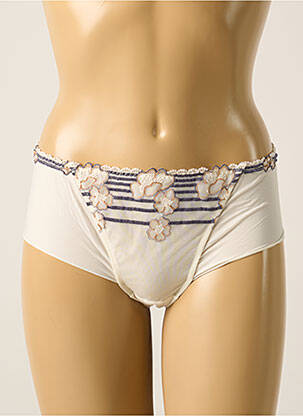 Shorty effet matière satinée blanc ANTINEA femme