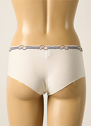 Shorty effet matière satinée blanc ANTINEA femme
