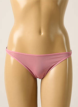 Culotte effet matière satinée rose LOVE STORIES femme