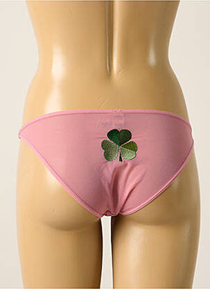 Culotte effet matière satinée rose LOVE STORIES femme