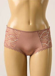 Shorty effet matière satinée rose MILLESIA femme