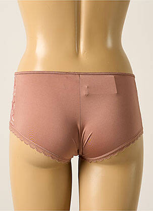 Shorty effet matière satinée rose MILLESIA femme