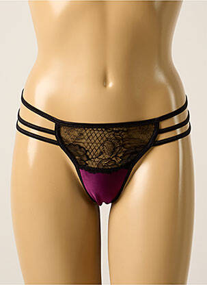 String noir SOUFFLE COURT pour femme