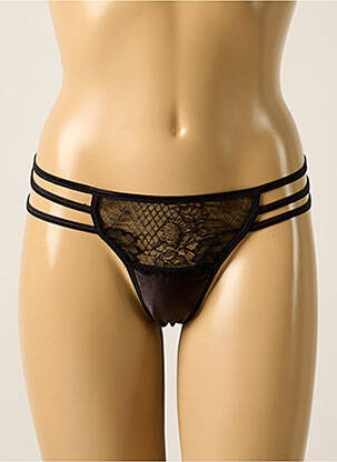 String noir SOUFFLE COURT pour femme