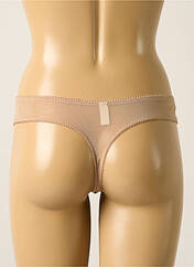 Tanga beige MILLESIA pour femme seconde vue