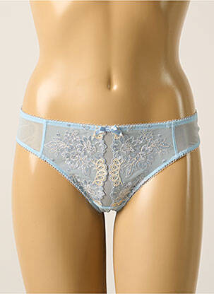 Tanga bleu MILLESIA pour femme