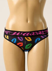 Tanga noir WAXX pour femme seconde vue