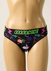 Tanga noir WAXX pour femme seconde vue