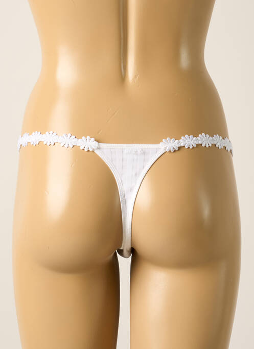 String blanc MARIE JO femme