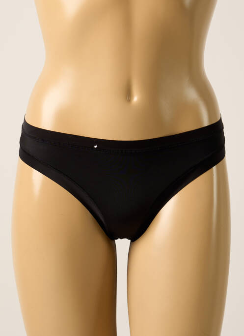 Tanga noir MAISON LEJABY pour femme