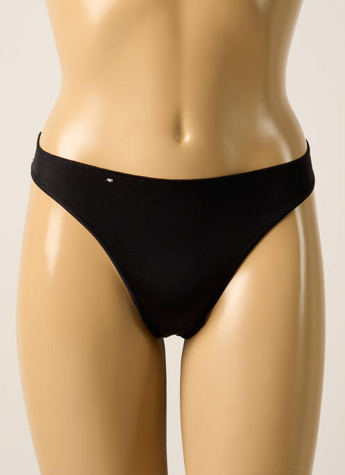 Tanga noir MAISON LEJABY pour femme