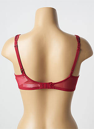 Soutien-gorge effet matière satinée haut soutien-gorge moulé rouge MARIE JO femme