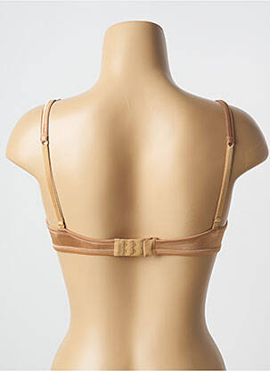 Soutien-gorge effet matière satinée haut soutien-gorge moulé or MAISON LEJABY femme
