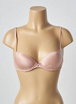 Soutien-gorge effet matière satinée haut soutien-gorge moulé rose MARIE JO femme