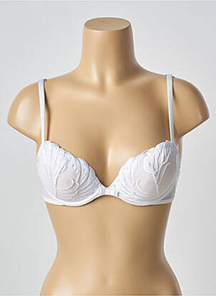 Soutien-gorge broderie haut soutien-gorge moulé blanc SIMONE PERELE femme