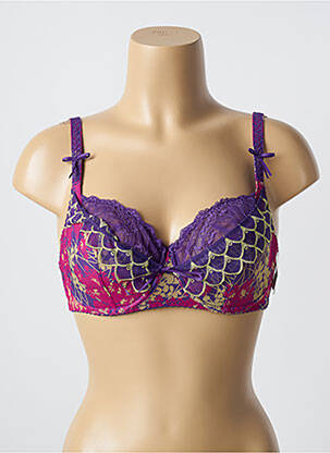 Soutien-gorge légère et transparente haut soutien-gorge emboitant violet AUBADE femme