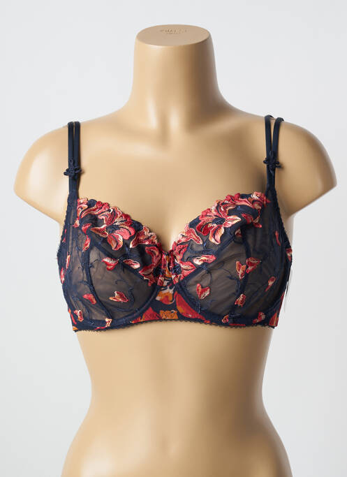 Soutien-gorge légère et transparente haut soutien-gorge emboitant bleu AUBADE femme