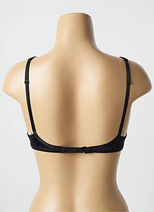 Soutien-gorge effet matière satinée haut soutien-gorge emboitant noir MAISON LEJABY femme