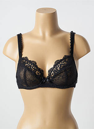 Soutien-gorge légère et transparente haut soutien-gorge emboitant noir MAISON LEJABY femme