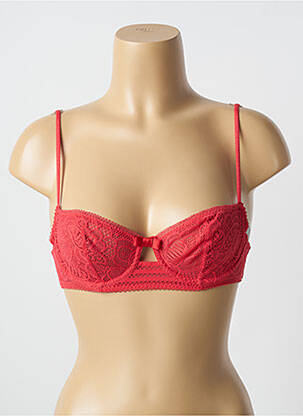Soutien-gorge haut soutien-gorge balconnet haut soutien-gorge balconnet rouge HUIT & HUIT femme