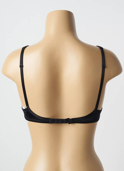 Soutien-gorge effet matière satinée haut soutien-gorge emboitant noir MAISON LEJABY femme