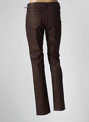Pantalon slim skinny taille normale marron NYDJ femme