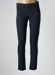 Pantalon slim stretch taille normale bleu MENSI COLLEZIONE femme