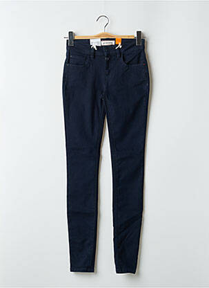 Jeans skinny tissage brut taille normale bleu TIMEZONE femme