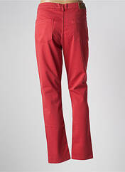 Pantalon slim rouge MENSI COLLEZIONE pour femme seconde vue