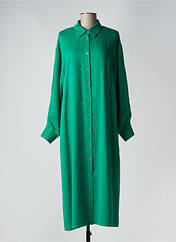 Robe longue vert JCL pour femme seconde vue