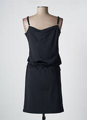 Robe mi-longue noir HBT pour femme seconde vue