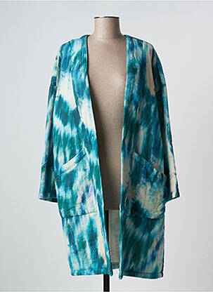 Veste kimono bleu BANDITAS FROM MARSEILLE pour femme