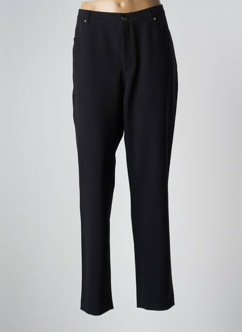 Pantalon droit noir MENSI COLLEZIONE pour femme