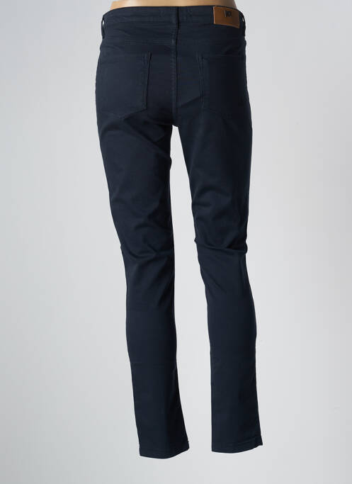 Pantalon slim bleu MENSI COLLEZIONE pour femme