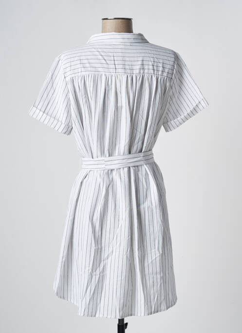 Robe courte blanc JCL pour femme