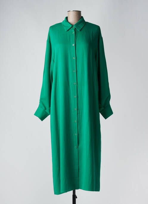 Robe longue vert JCL pour femme