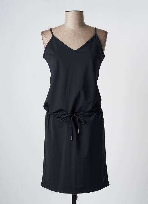 Robe mi-longue noir HBT pour femme