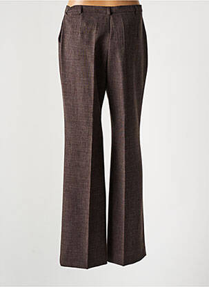 Pantalon droit taille haute taille haute marron WEILL femme