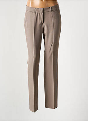 Pantalon slim taille basse taille basse marron GERKE MY PANTS femme
