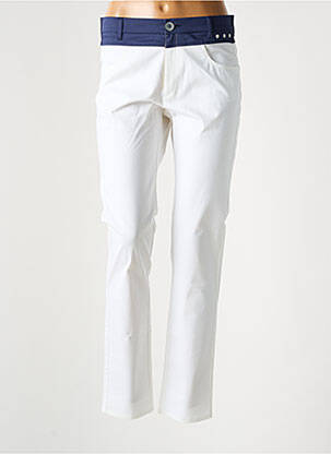 Pantalon slim blanc KARTING pour femme