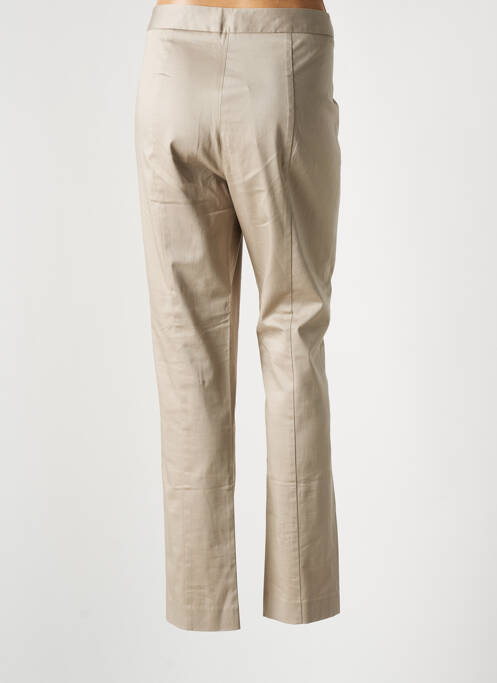 Pantalon slim tissage popeline taille normale gris DIKTON'S femme