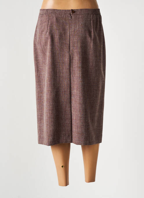 Jupe mi-longue marron FRANCOISE DE FRANCE pour femme
