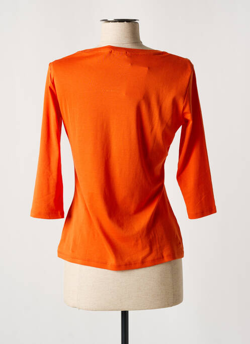 T-shirt orange DISMERO pour femme