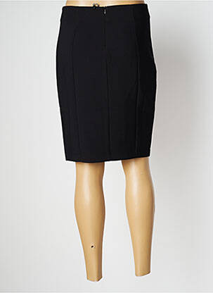 Jupe mi-longue coupe droite noir SAVE THE QUEEN femme