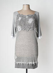 Robe courte gris ELISA CAVALETTI pour femme seconde vue