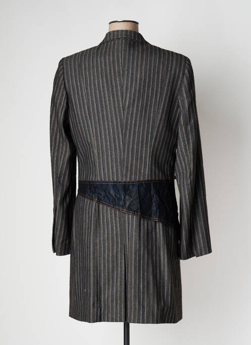 Manteau long gris OHDD pour femme