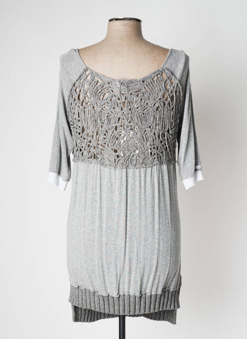 Robe courte gris ELISA CAVALETTI pour femme