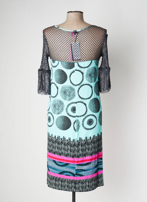 Robe mi-longue bleu SAVE THE QUEEN pour femme